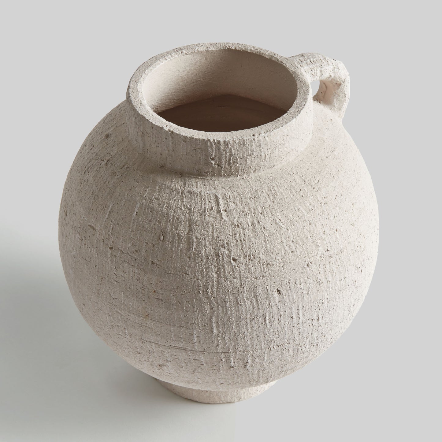Amphora handled terracotta large vase - stylish home accent (Image4).