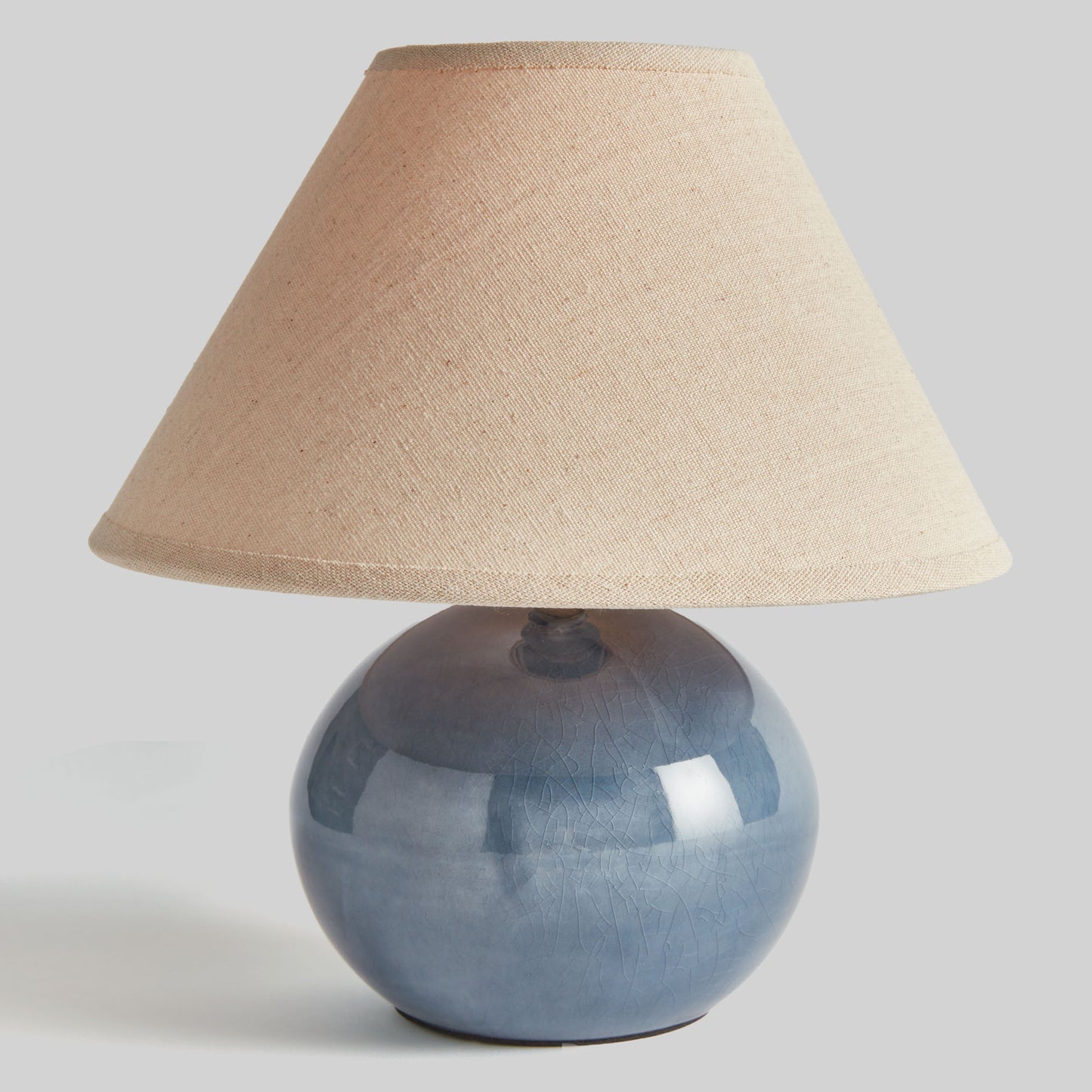 Blue crackle glaze mini lamp - stylish home accent (Image3).