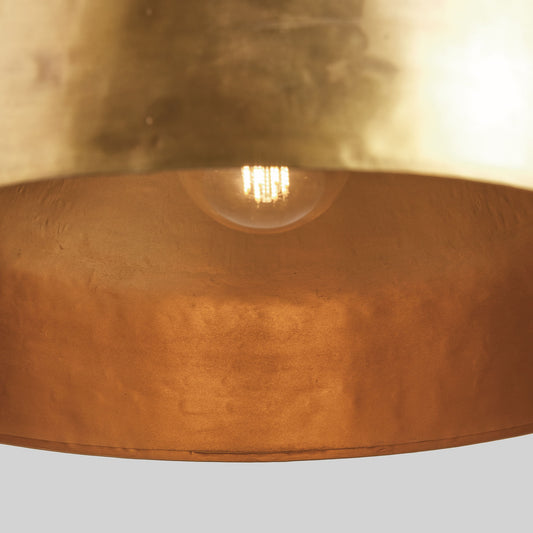 Champagne textured dome medium pendant 18 inch - stylish home accent (Image3).