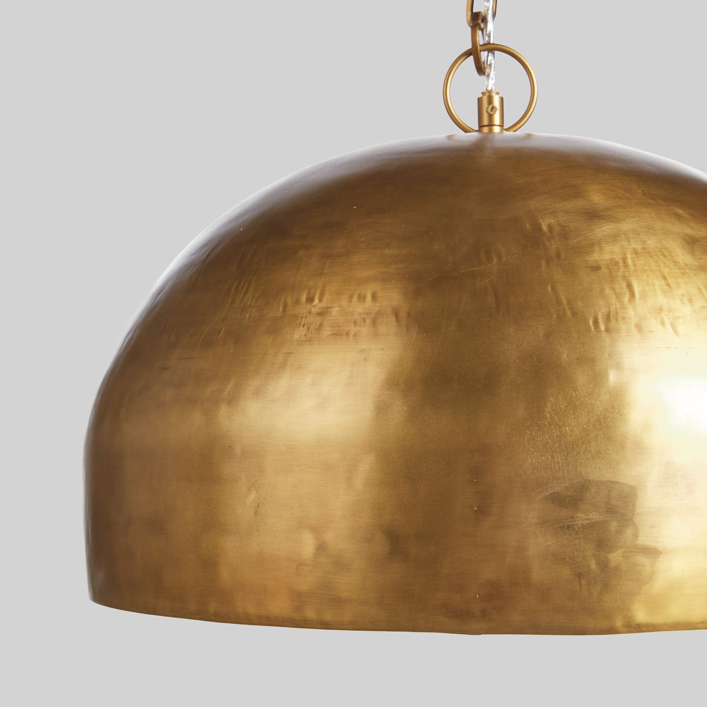 Champagne textured dome medium pendant 18 inch - stylish home accent (Image4).