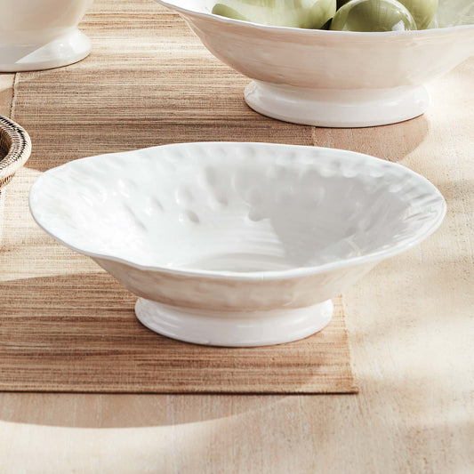 Handcrafted italian dimpled ceramic bowl - stylish home accent (Image5).