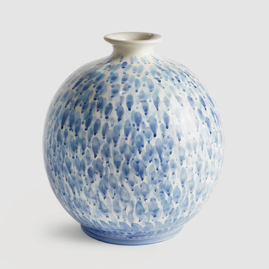 Handcrafted italian droplet ceramic vase - stylish home accent (Image1).
