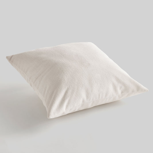 Light cream jacquard 24 inch pillow - stylish home accent (Image6).