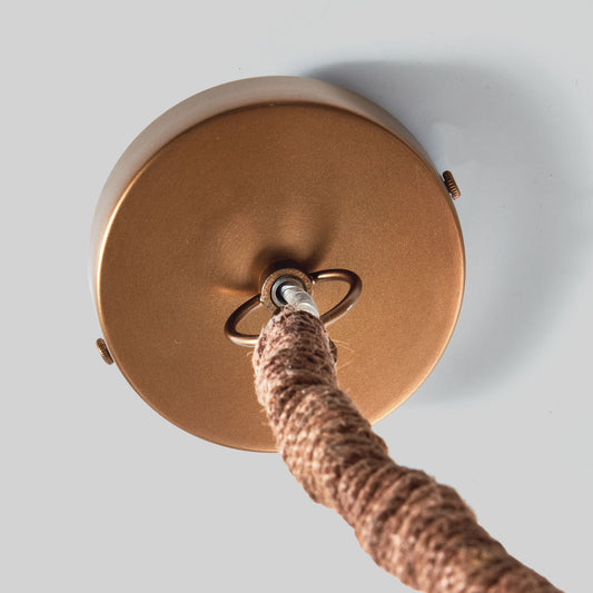 Natural rattan bell pendant 22 inch - stylish home accent (Image2).