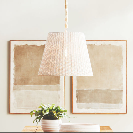 Natural rattan large pendant 22 inch - stylish home accent (Image5).