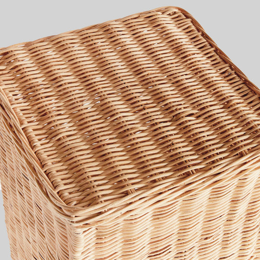 Natural rattan short pedestal - stylish home accent (Image2).