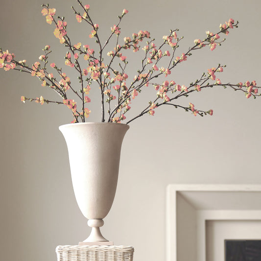 Sandstone footed vase - stylish home accent (Image5).