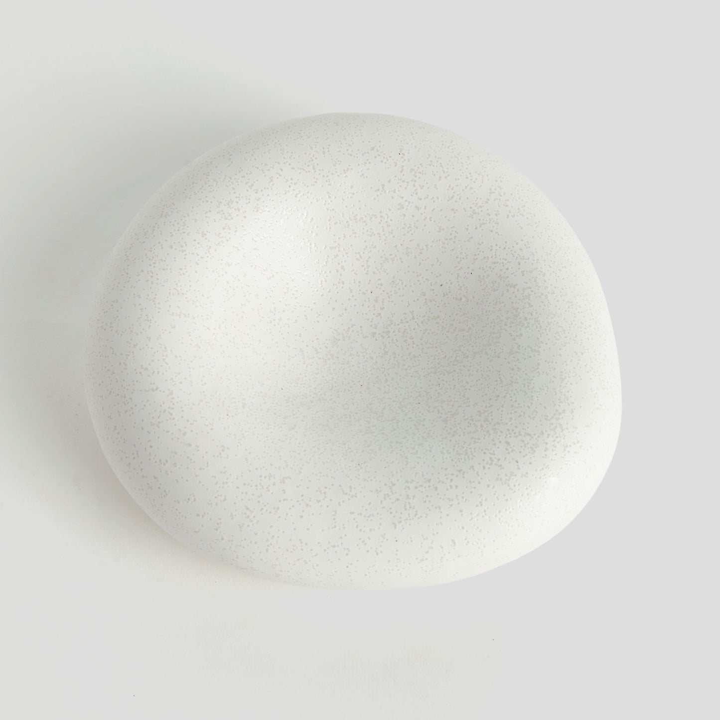 Small white stoneware tray - stylish home accent (Image4).