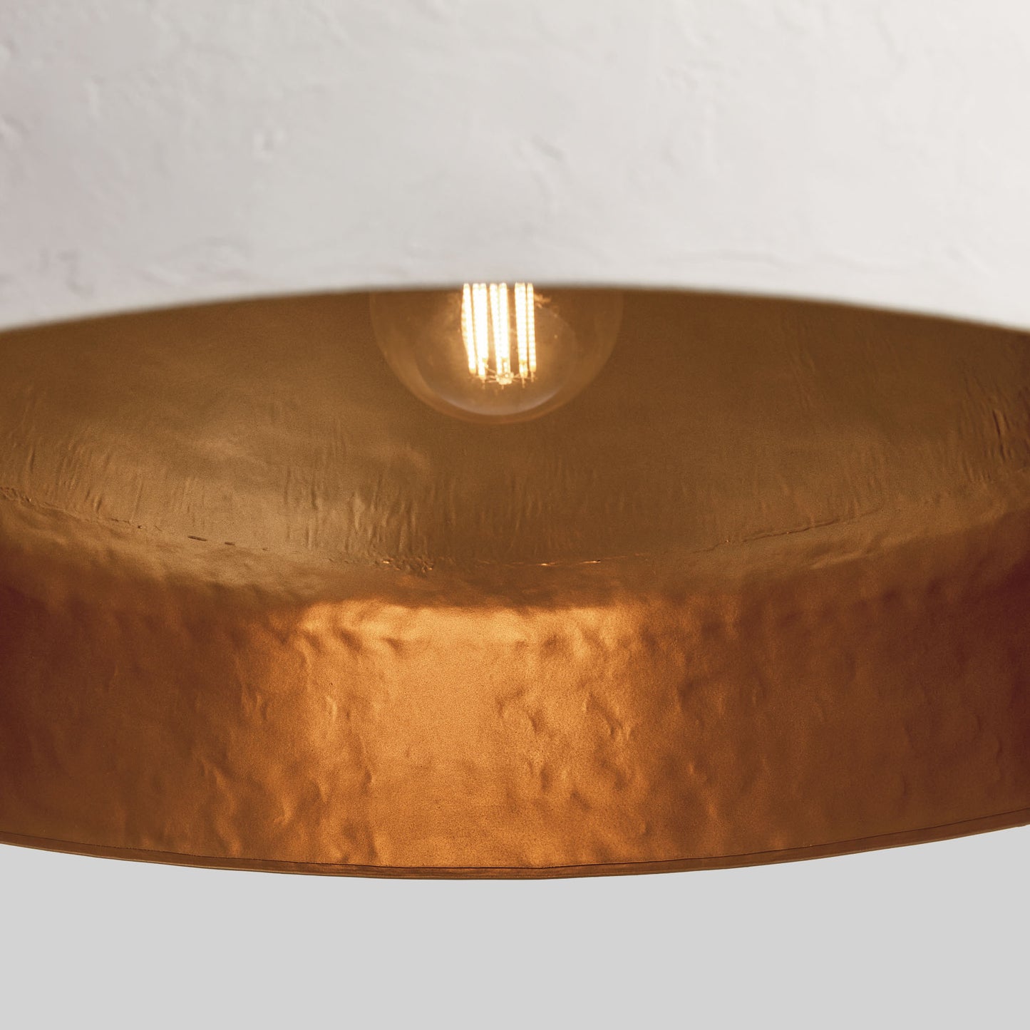 White textured dome large pendant 24 inch - stylish home accent (Image3).