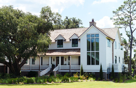 Exterior view of the Southern Living Idea House in Kiawah Island, South Carolina.