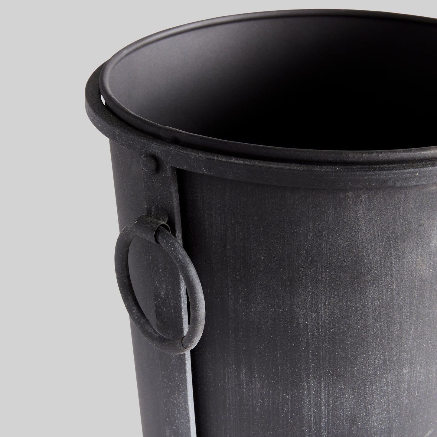 Aged zinc iron small planter 13 inch - stylish home accent (Image3).