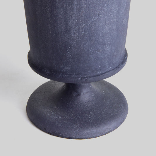Aged zinc small vase 12 inch - stylish home accent (Image2).