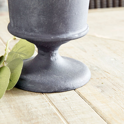 Aged zinc small vase 12 inch - stylish home accent (Image4).