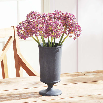 Aged zinc small vase 12 inch - stylish home accent (Image5).