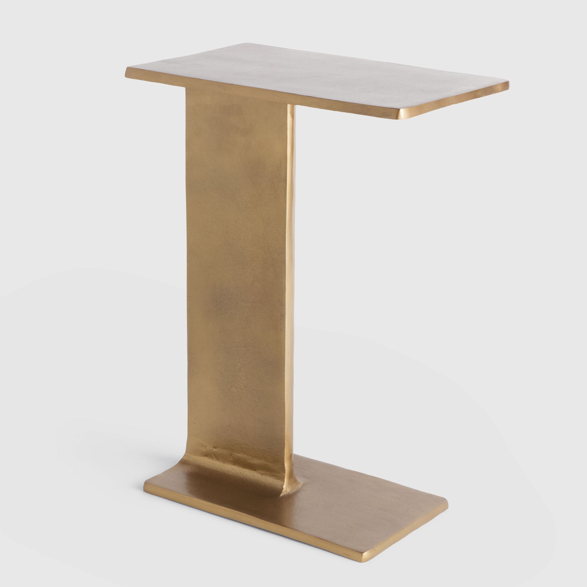 Antique brass side table - stylish home accent (Image1).