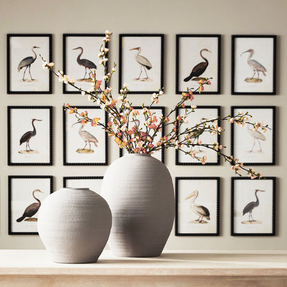 Aquatic birds framed wall art prints (set of 9) - stylish home accent (Image4).