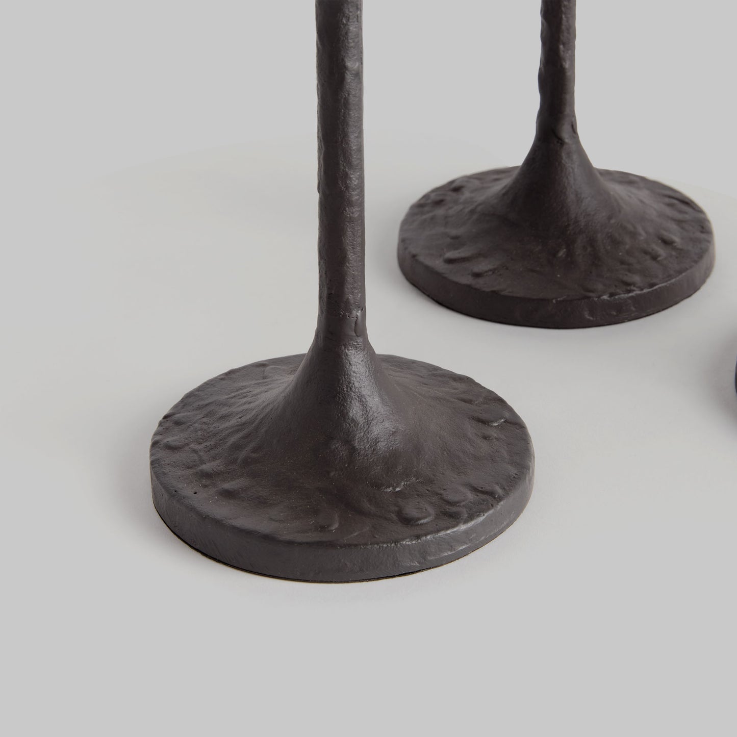 Black bronze taper candle holders (set of 3) - stylish home accent (Image2).