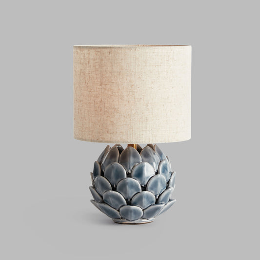Blue artichoke mini lamp - stylish home accent (Image3).