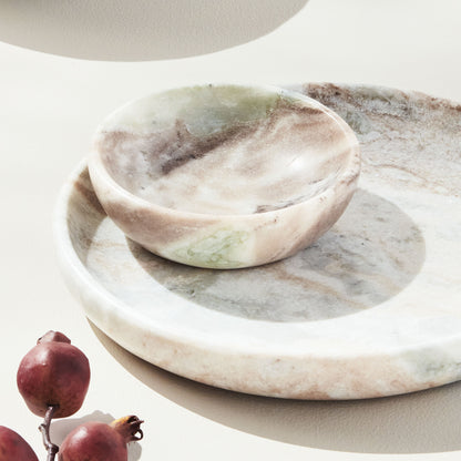 Brown marble bowl - stylish home accent (Image2).