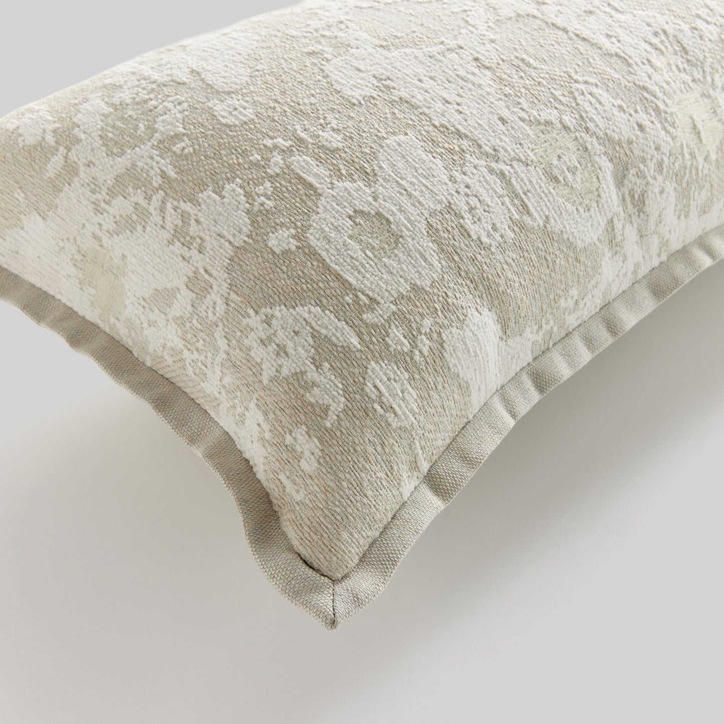 Celadon abstract jacquard lumbar pillow - stylish home accent (Image4).