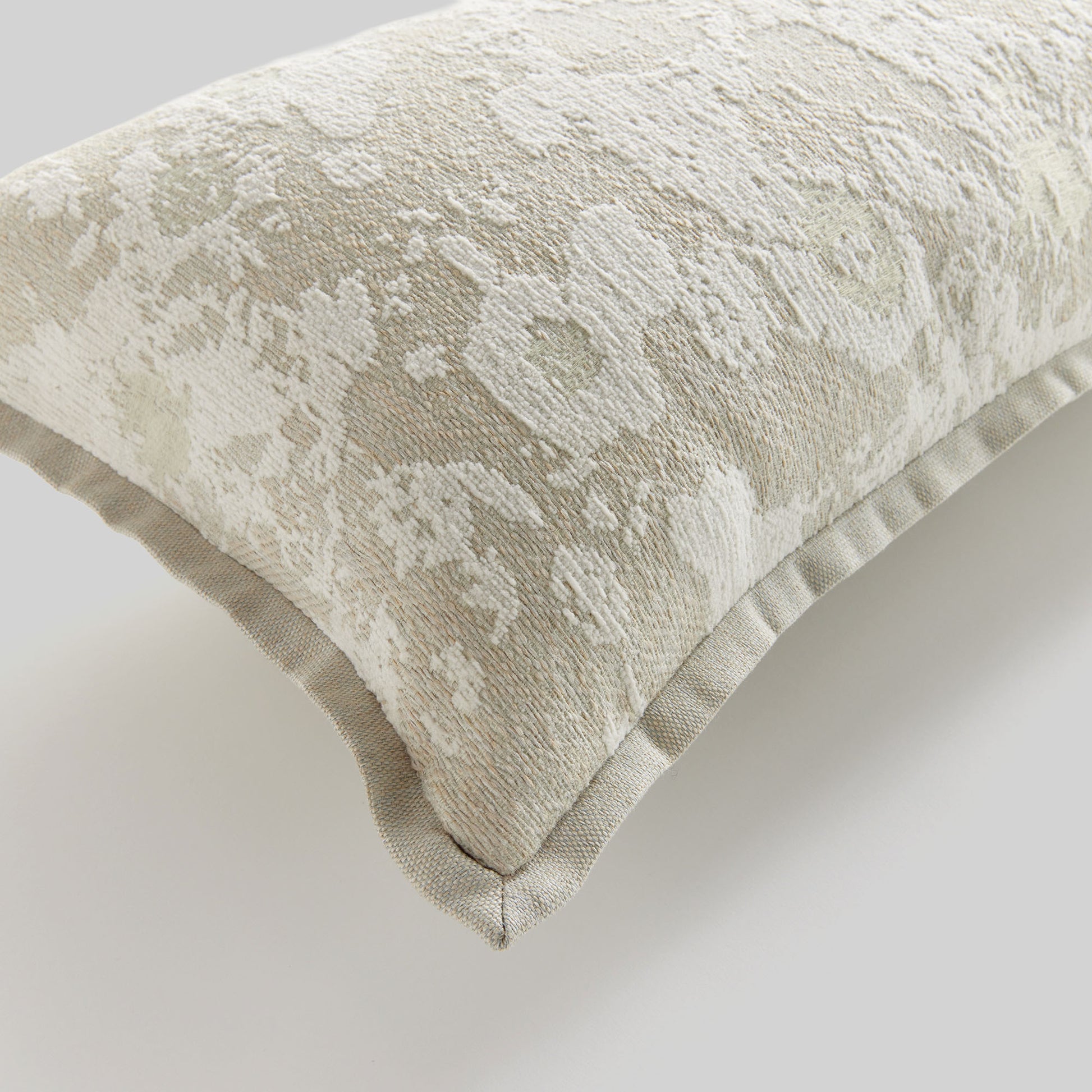 Celadon abstract jacquard lumbar pillow - stylish home accent (Image4).