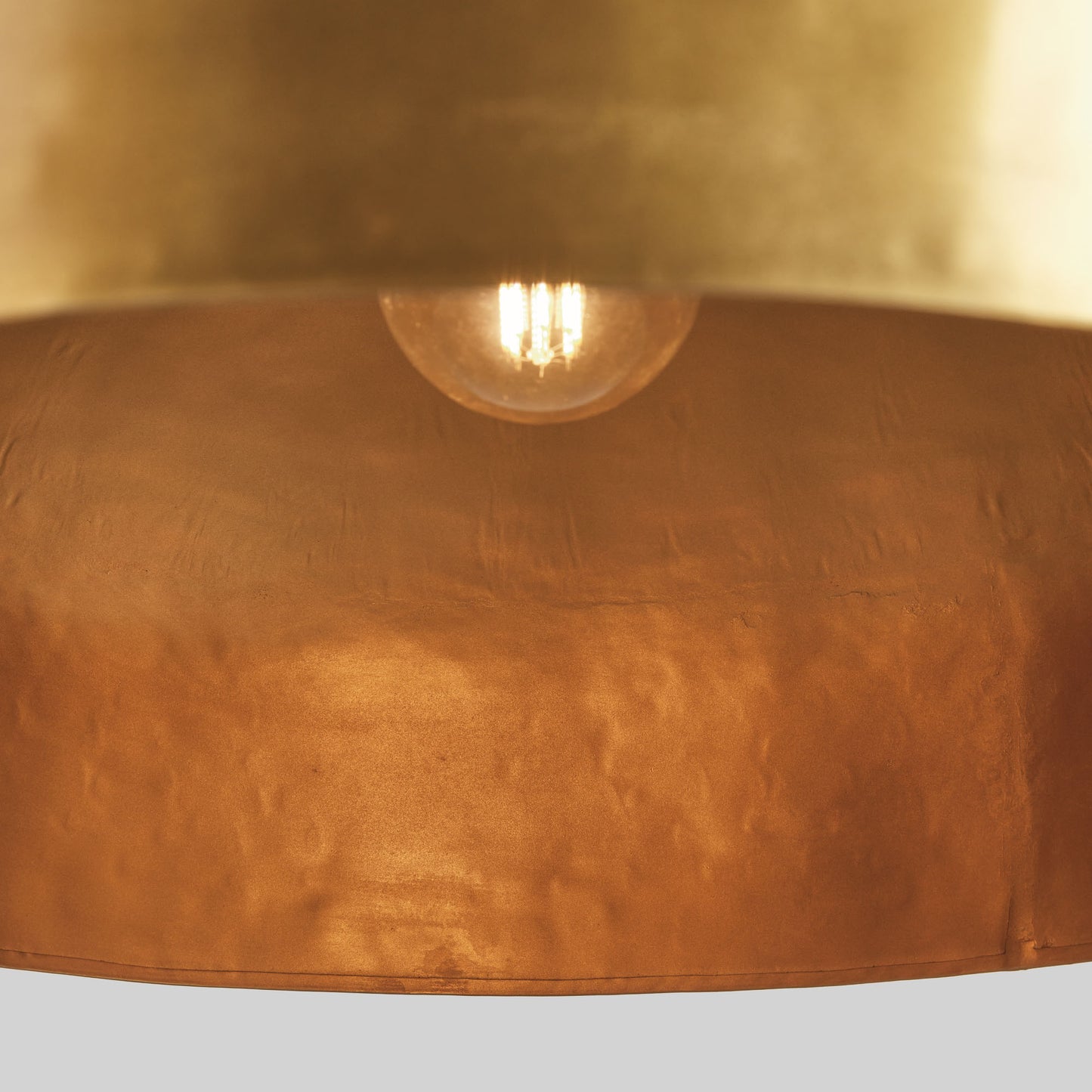 Champagne textured dome large pendant 24 inch - stylish home accent (Image3).