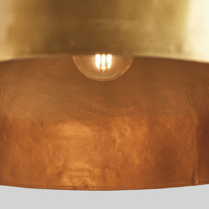 Champagne textured dome large pendant 24 inch - stylish home accent (Image3).