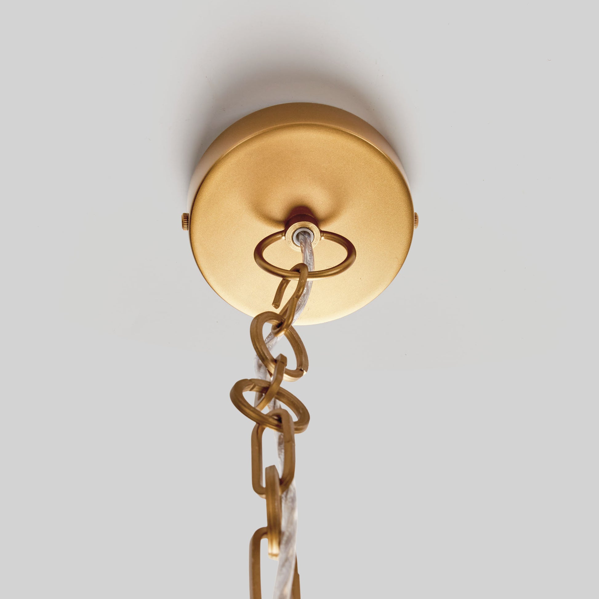 Champagne textured dome medium pendant 18 inch - stylish home accent (Image2).