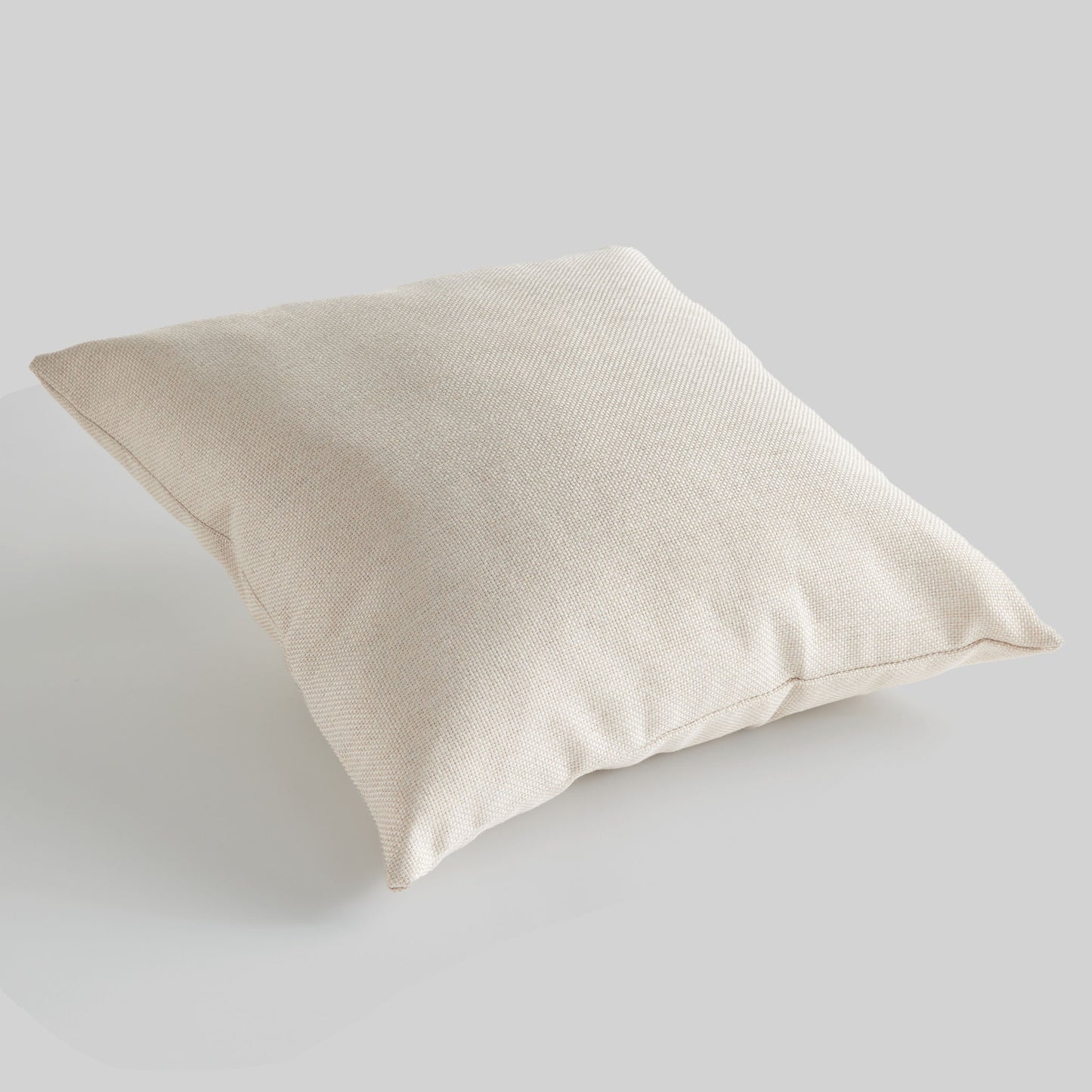 Cream jacquard woven pillow for home decor and accessories.