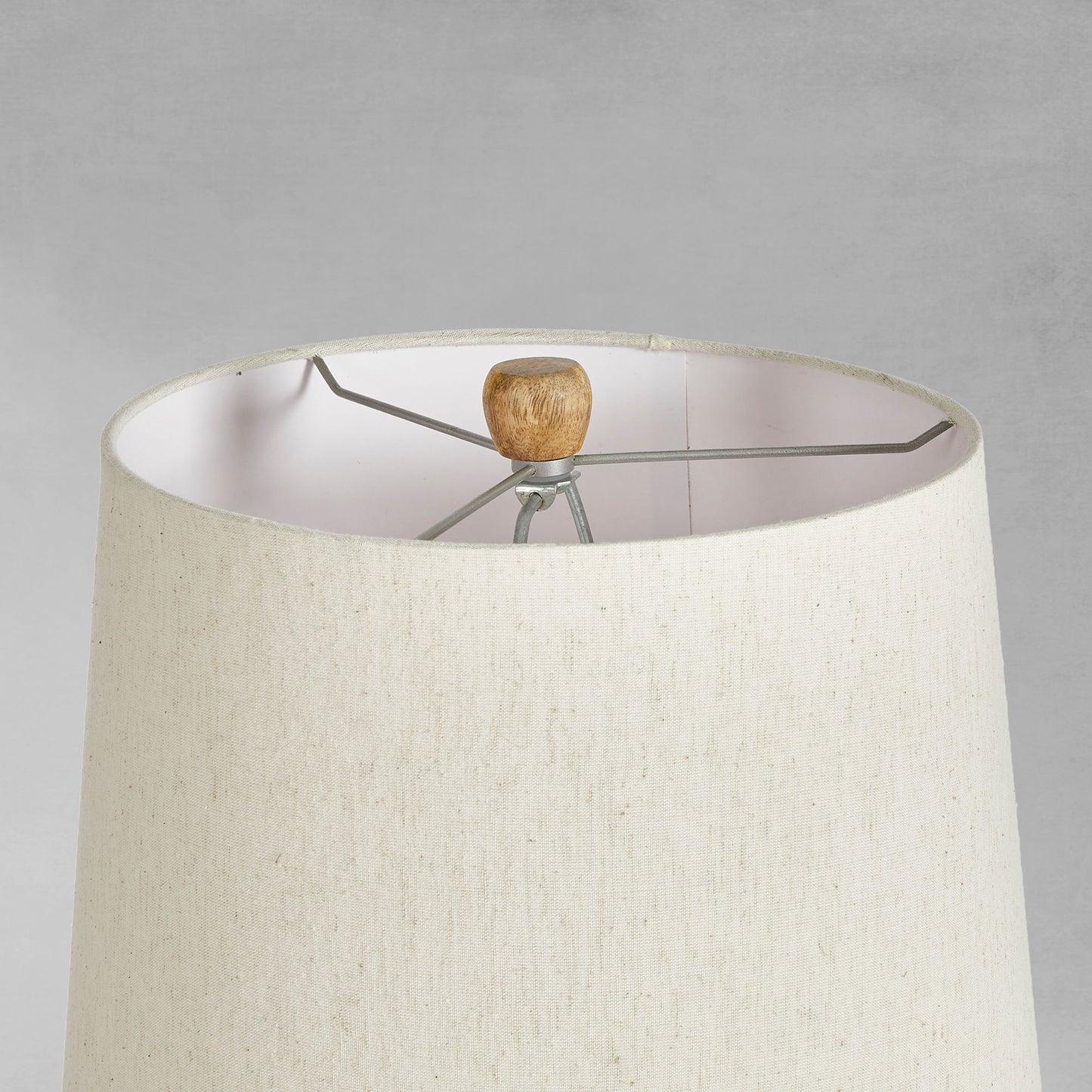 Cream textured ecomix lamp 26 inch - stylish home accent (Image6).