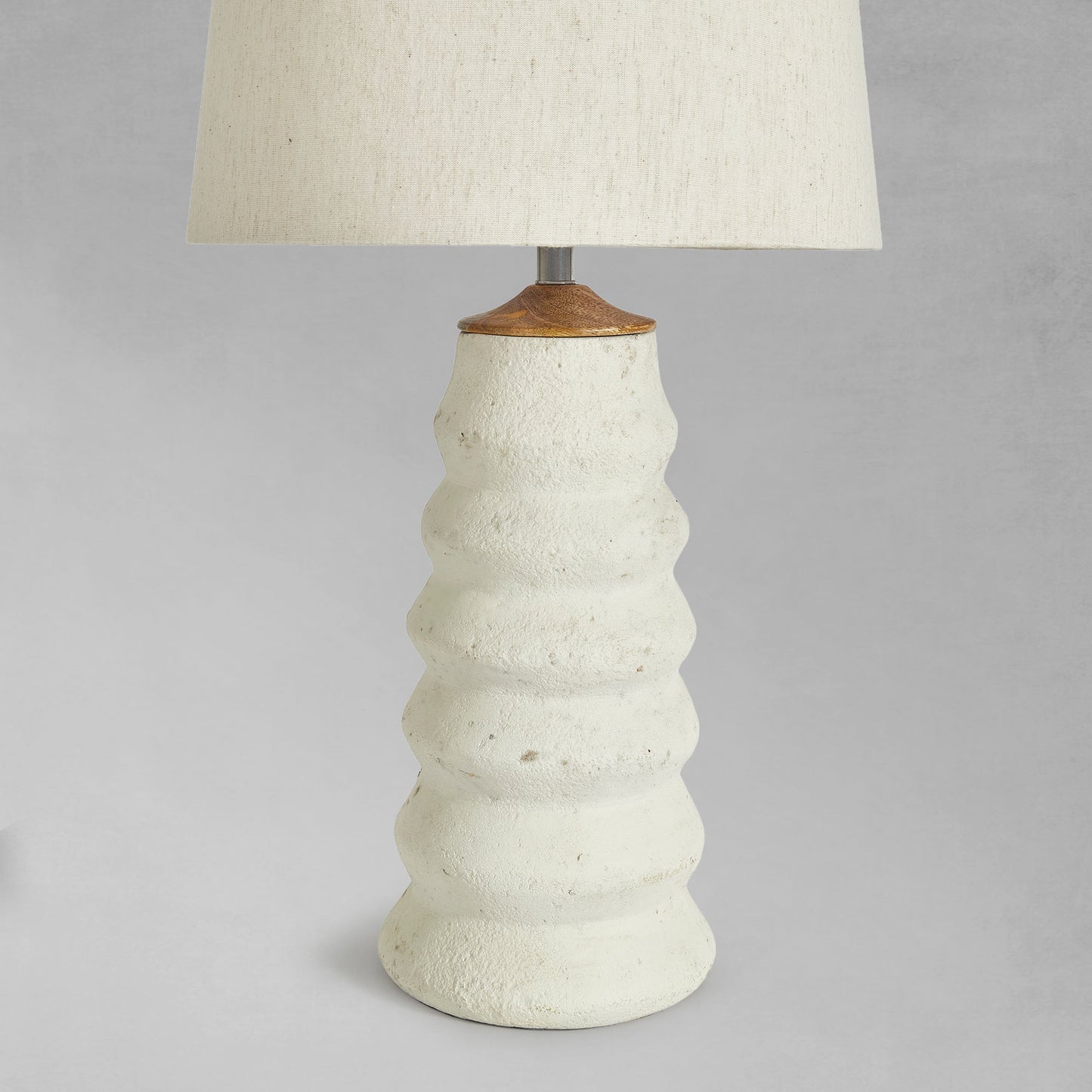Cream textured ecomix lamp 26 inch - stylish home accent (Image7).