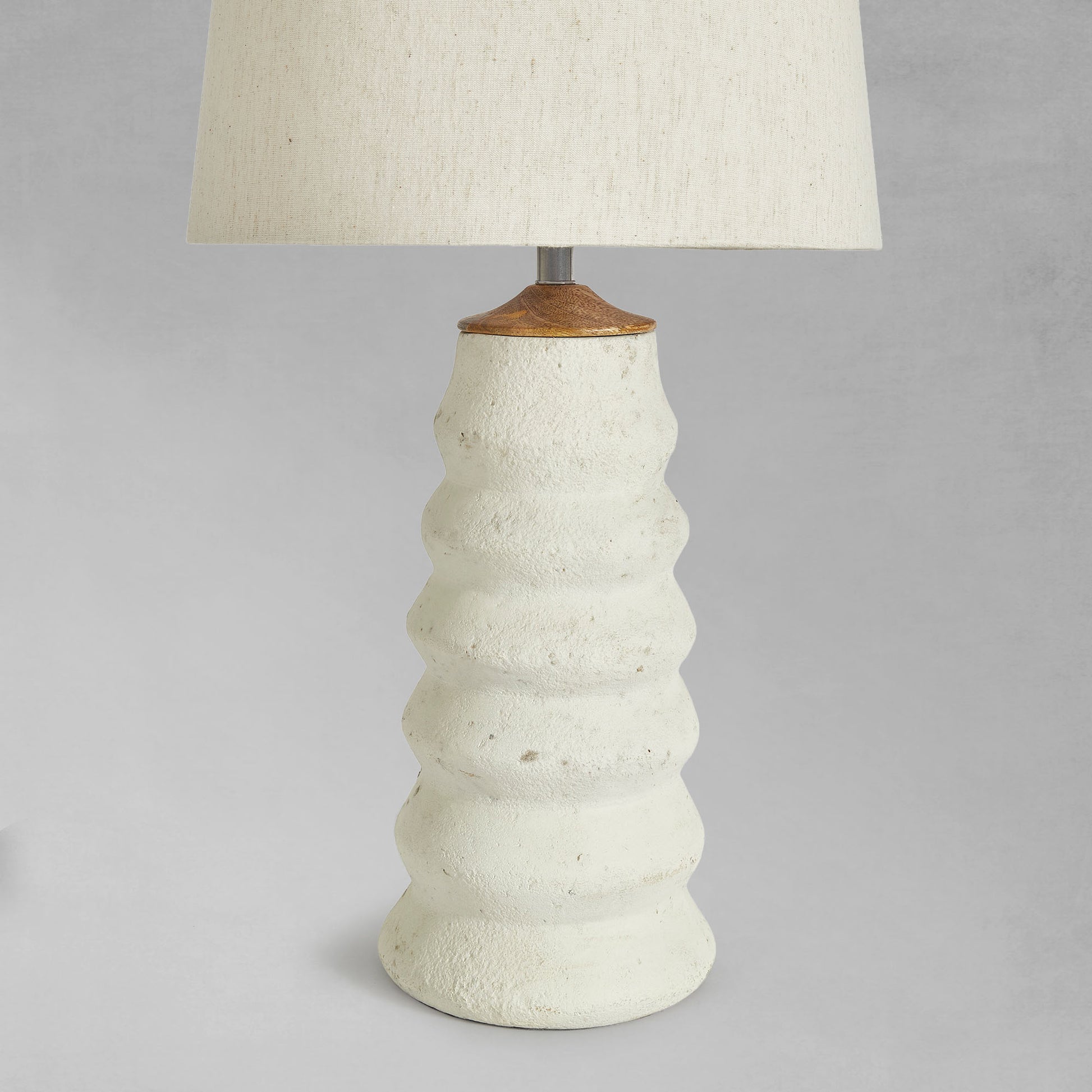 Cream textured ecomix lamp 26 inch - stylish home accent (Image7).