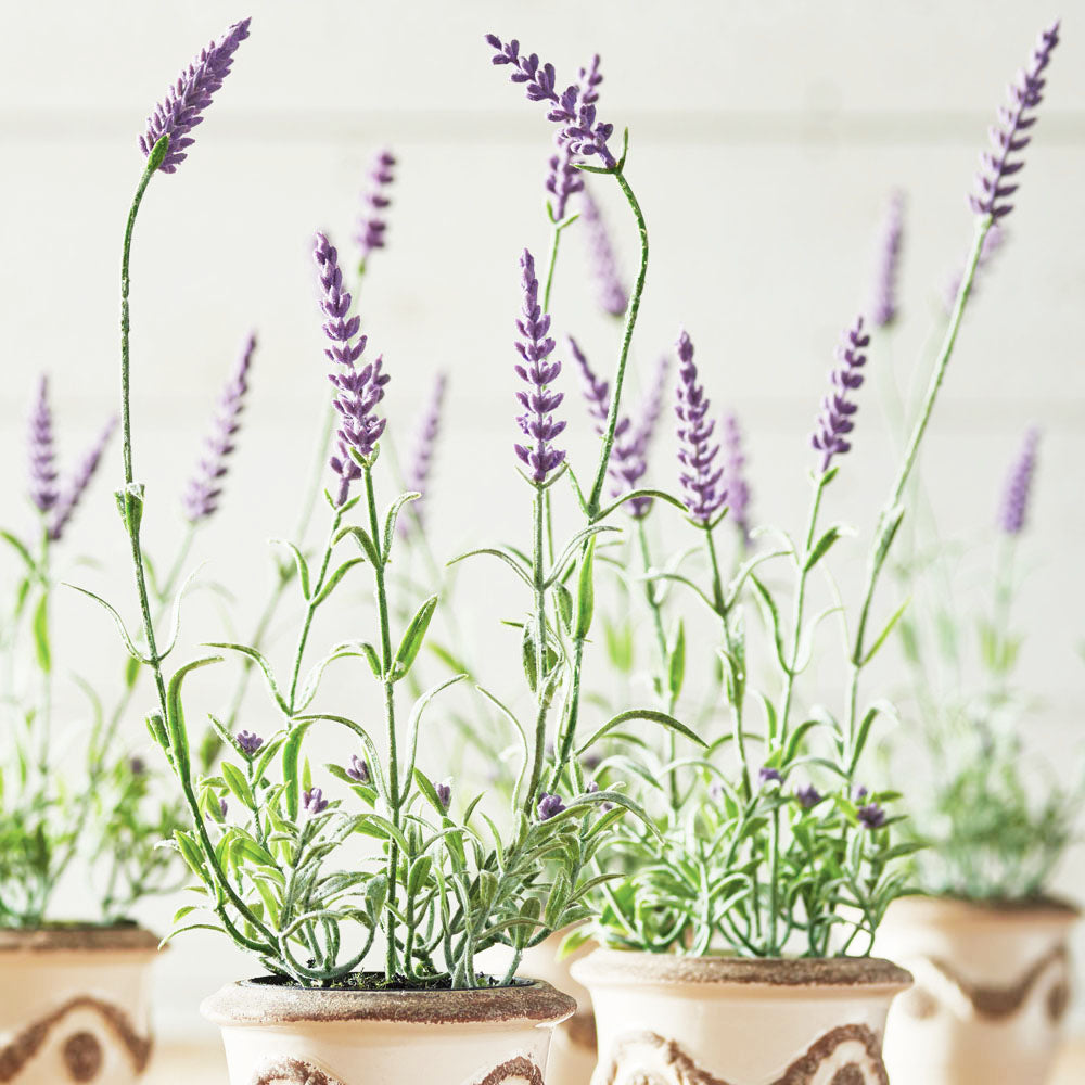 Faux french lavender drop-in 13 inch (set of 6) - stylish home accent (Image3).