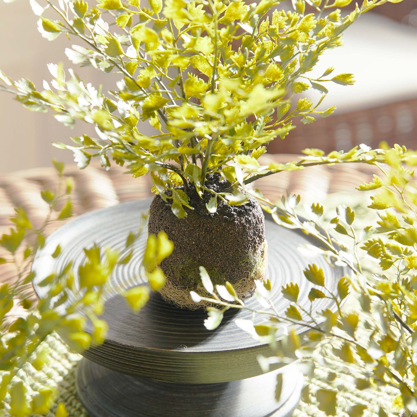 Faux maidenhair drop-ins (set of 3) - stylish home accent (Image3).