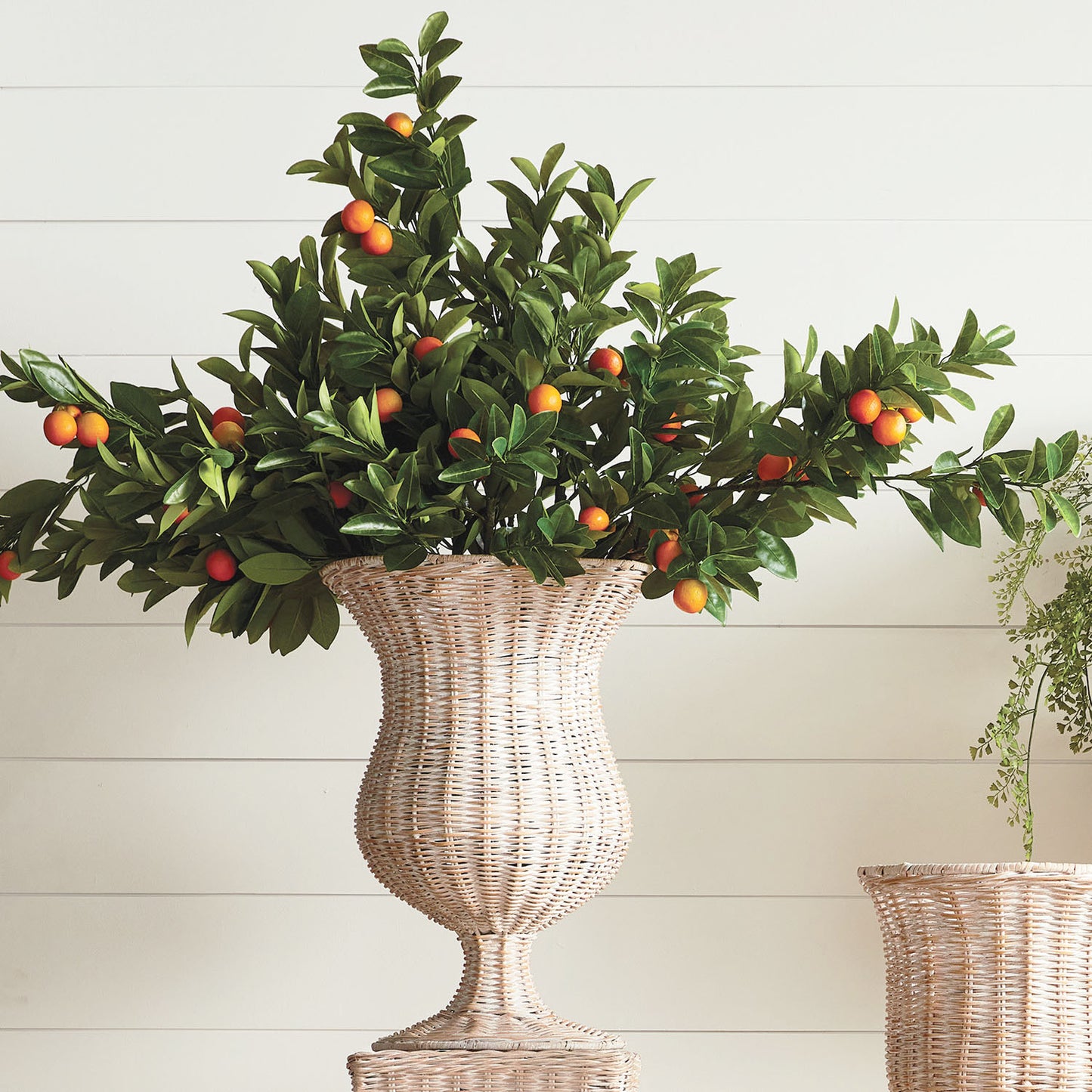 Faux orange branches (set of 2) - stylish home accent (Image4).