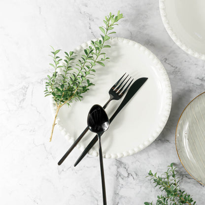 hartwell flatware set in polished black (set of 5)