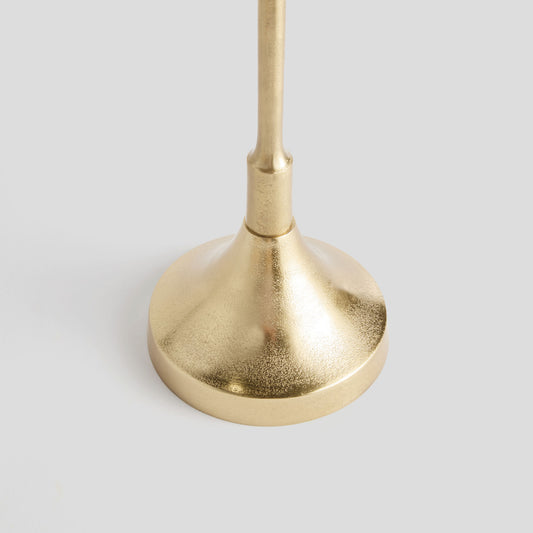 Gold antique brass accent side table - stylish home accent (Image2).