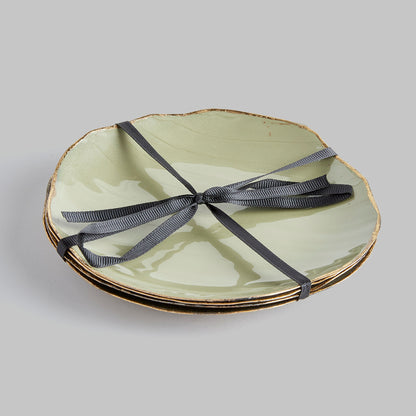 Green decorative petite trays (set of 4) - stylish home accent (Image2).