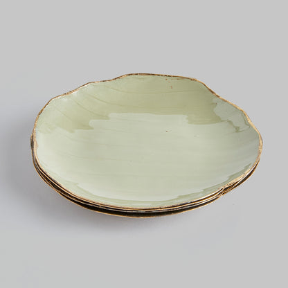 Green decorative petite trays (set of 4) - stylish home accent (Image3).