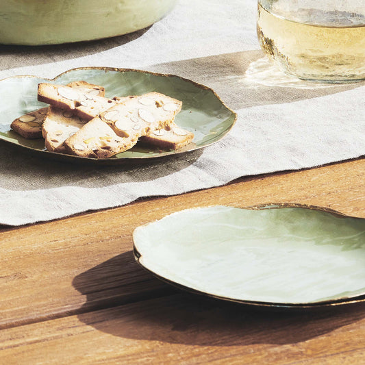 Green decorative petite trays (set of 4) - stylish home accent (Image4).