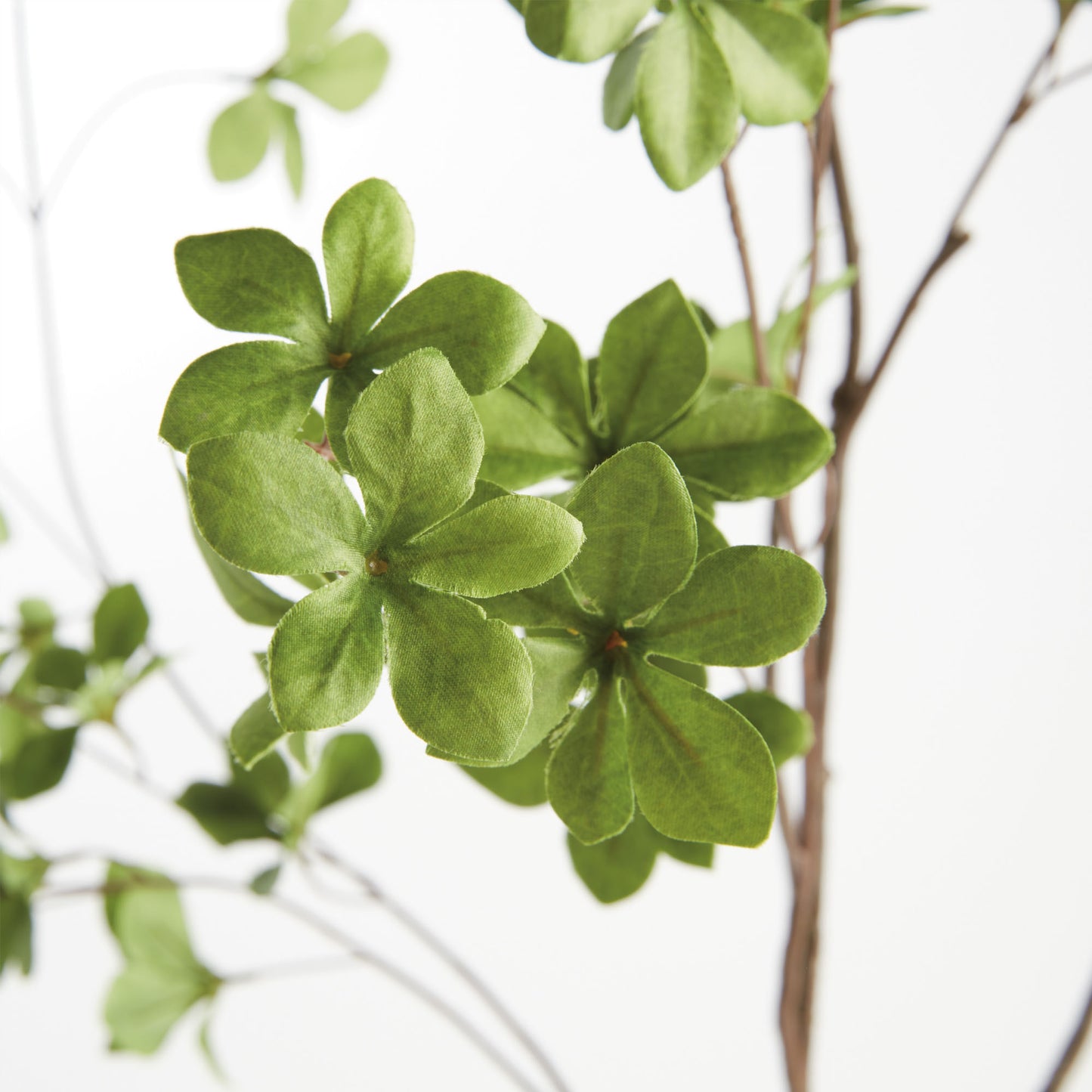 Green faux black olive branches (set of 2) - stylish home accent (Image4).