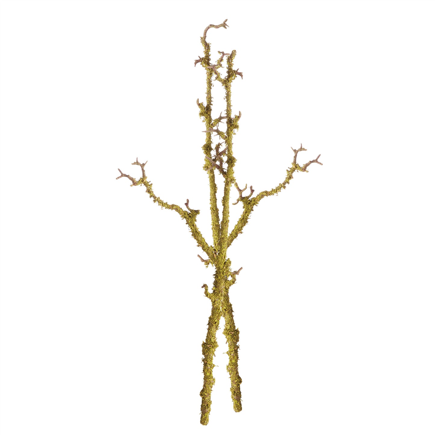 Green faux lichen branches (set of 2) - stylish home accent (Image2).