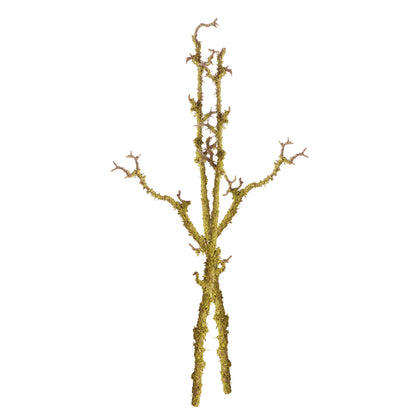 Green faux lichen branches (set of 2) - stylish home accent (Image2).