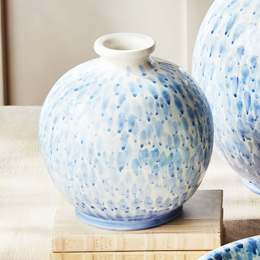 Handcrafted italian droplet ceramic vase - stylish home accent (Image6).