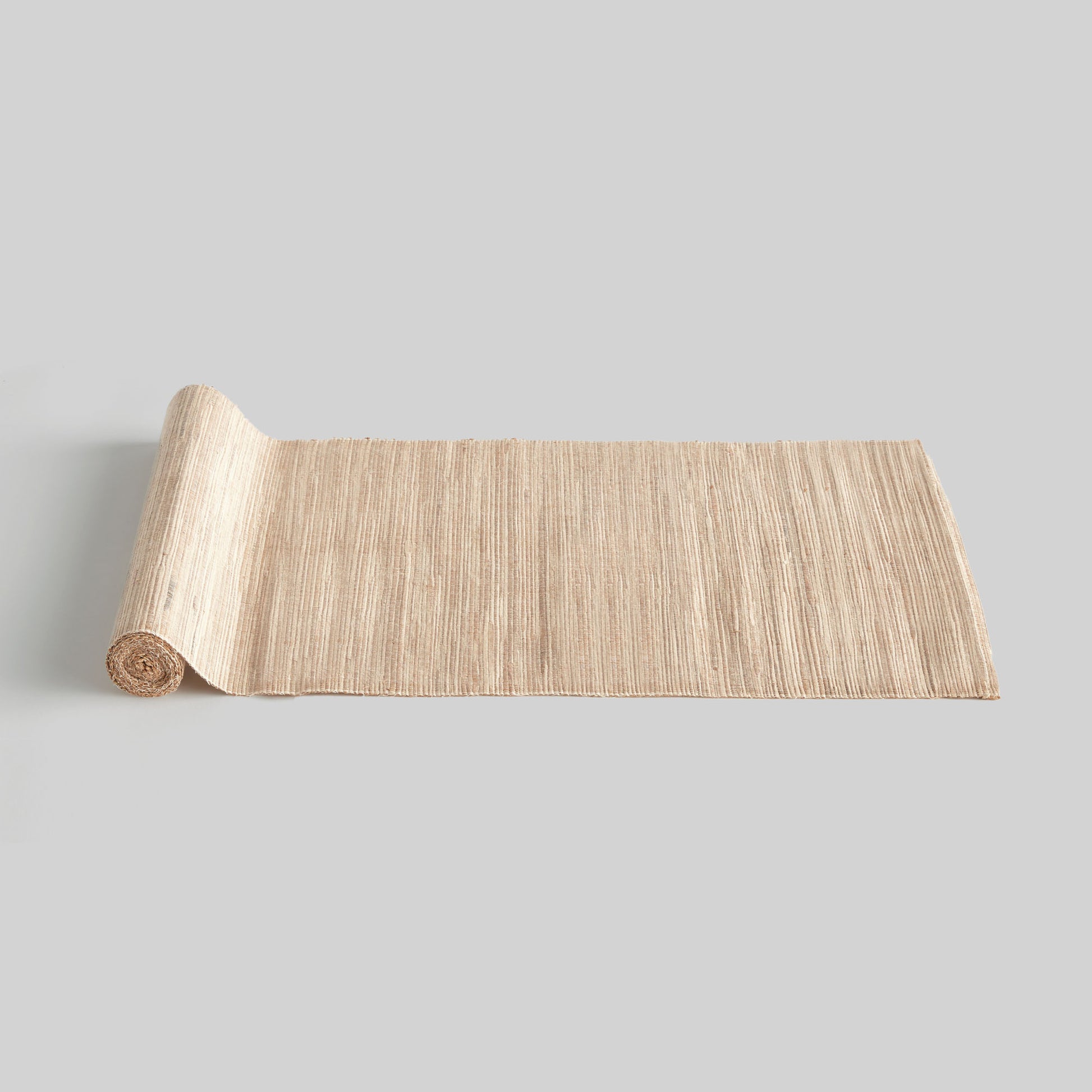 Handmade water hyacinth and cedar table runner - stylish home accent (Image1).