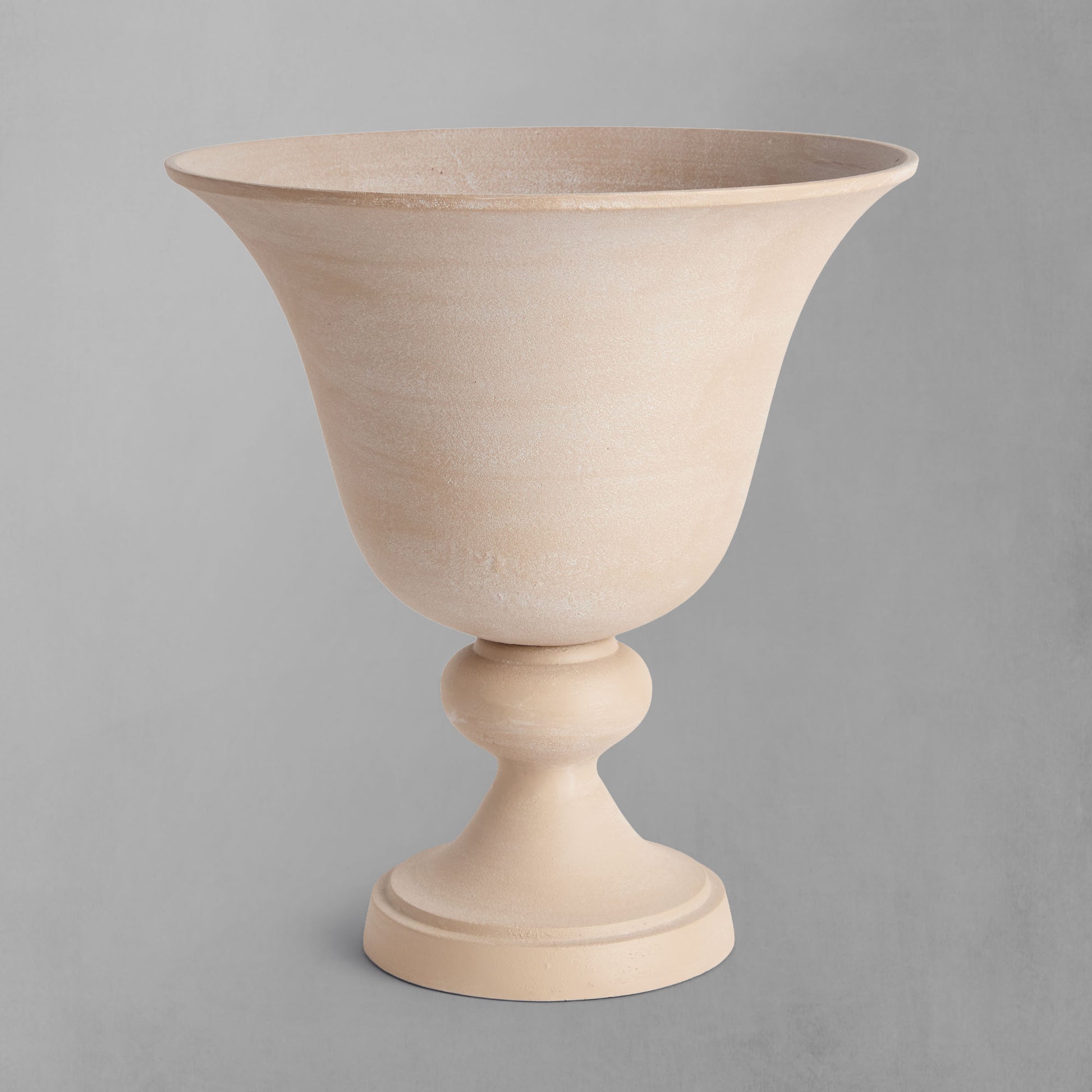 Large sandstone vase - stylish home accent (Image1).