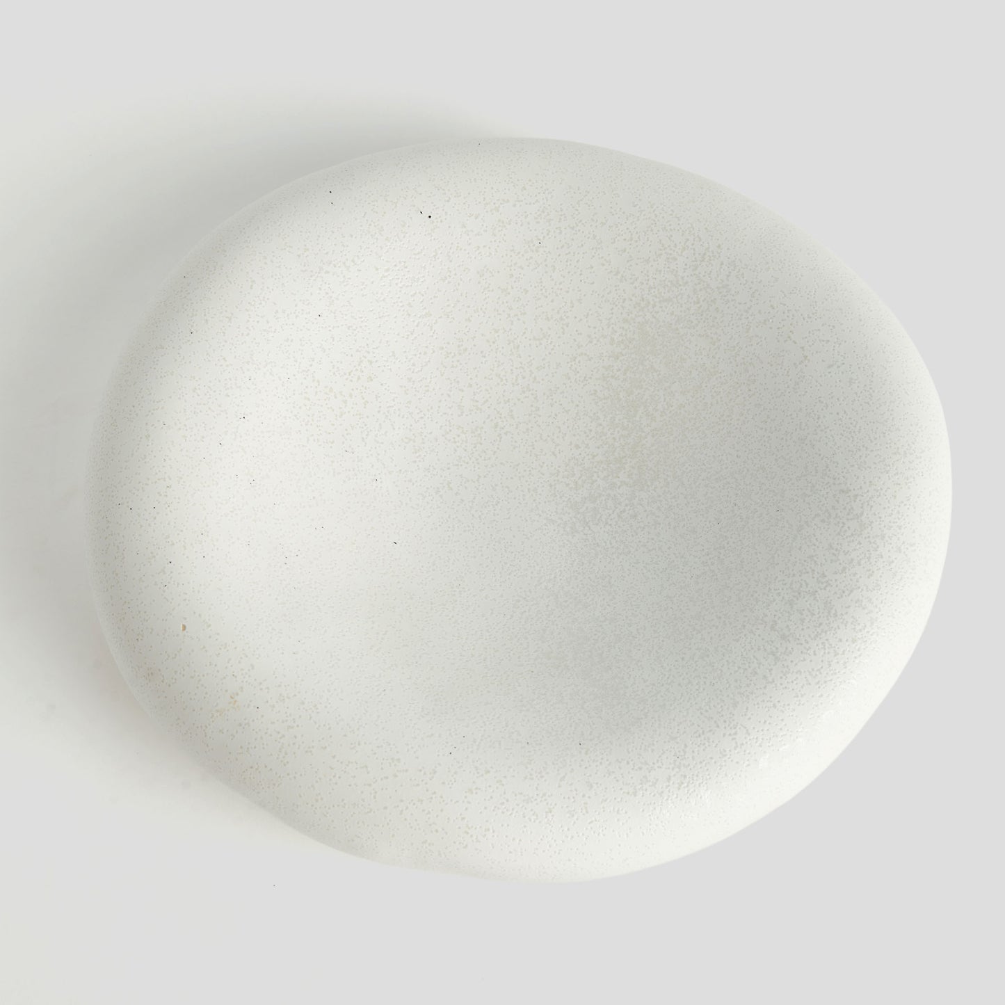 Large white stoneware tray - stylish home accent (Image3).