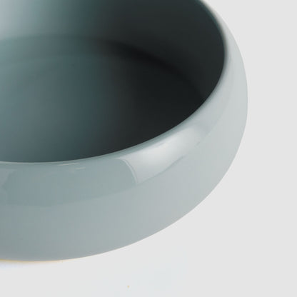 Light blue ceramic decorative bowl - stylish home accent (Image2).