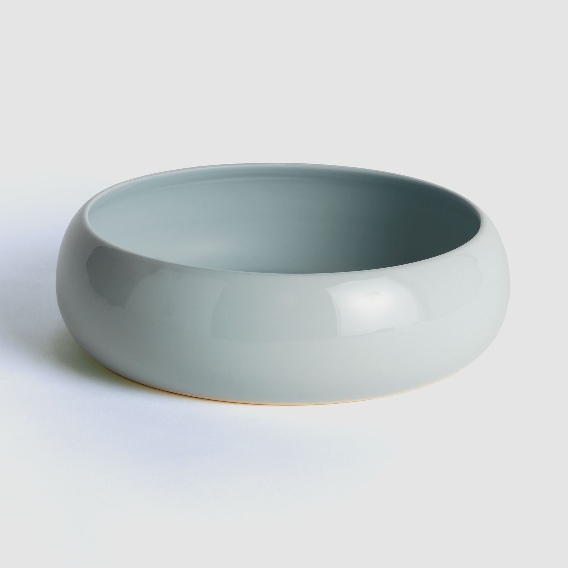Light blue ceramic decorative bowl - stylish home accent (Image4).