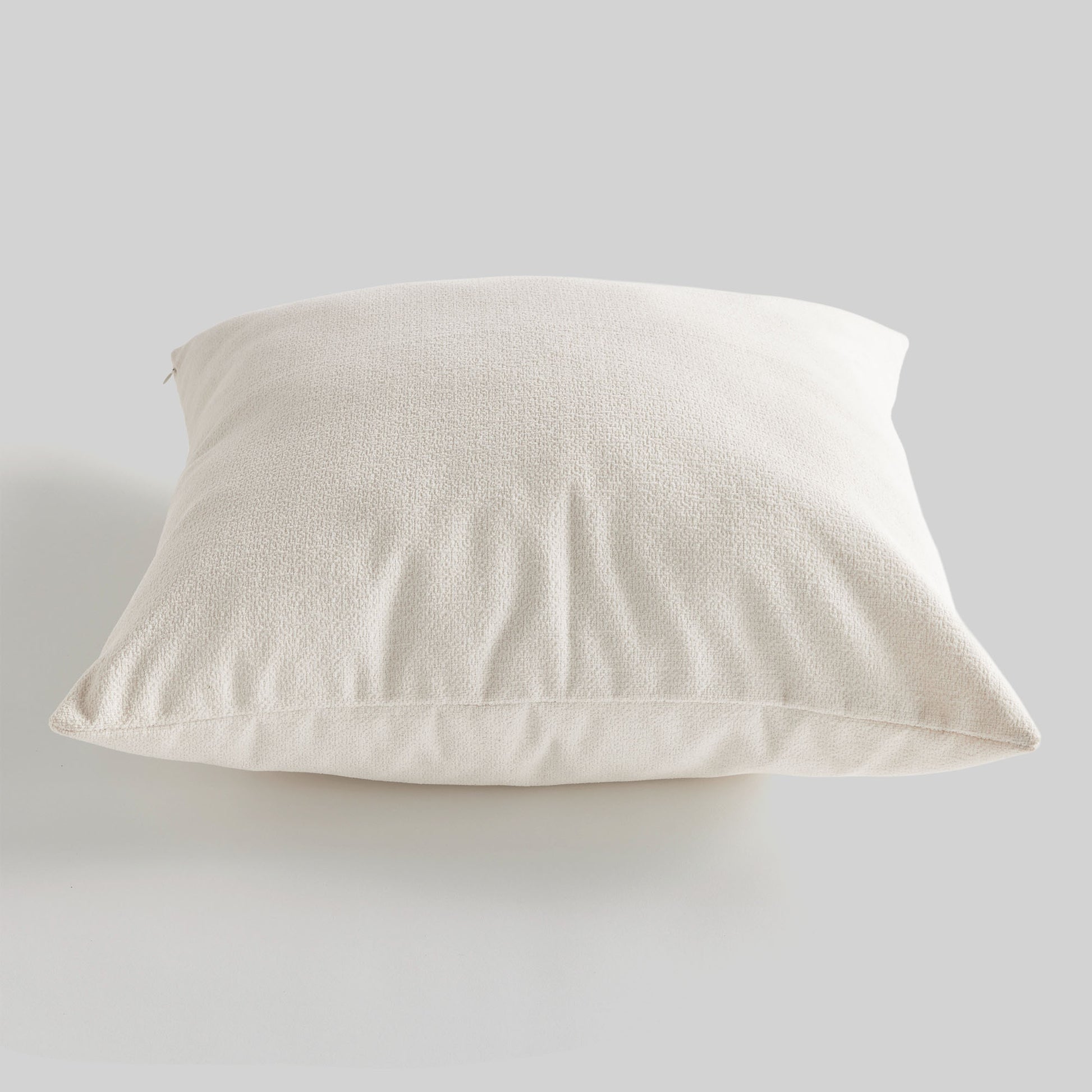 Light cream jacquard 24 inch pillow - stylish home accent (Image3).